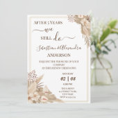 私たちはいまだに結婚誓約を更新する 結婚記念日 招待状 (スタンド正面)