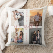 私たちはいまだに誓いを新たにしよう フォト コラージュ クッション (ブランケット)