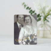 私たちはいまだに誓う-結婚誓約更新写真フレーム 招待状 (スタンド正面)