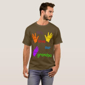 私たちはおじいちゃんのTシャツが大好き Tシャツ (正面フル)