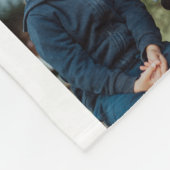 私たちはおじいちゃんを愛している | ハートコラージュ フリースブランケット (角)