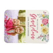 私たちはおばあちゃんを愛している |フォトマグネット マグネット (横)