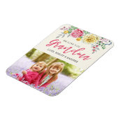 私たちはおばあちゃんを愛している |フォトマグネット マグネット (左側)