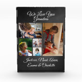 私たちはおばあちゃんを愛している | 黒エレガントの5フォトブロック フォトブロック (正面)