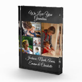 私たちはおばあちゃんを愛している | 黒エレガントの5フォトブロック フォトブロック (右)