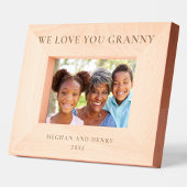 私たちはおばあちゃん写真パーソナライズされた枠ギフトが大好き レーザー彫刻フレーム