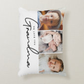 私たちはおばあちゃん孫の写真が大好き アクセントクッション (正面(垂直))