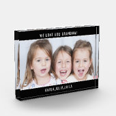 私たちはおばあちゃん家族の写真が大好き フォトブロック (左)