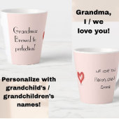 私たちはおばあちゃん、カスタムおばあちゃんギフト、専門マグカップ大好き ジャンボコーヒーマグカップ