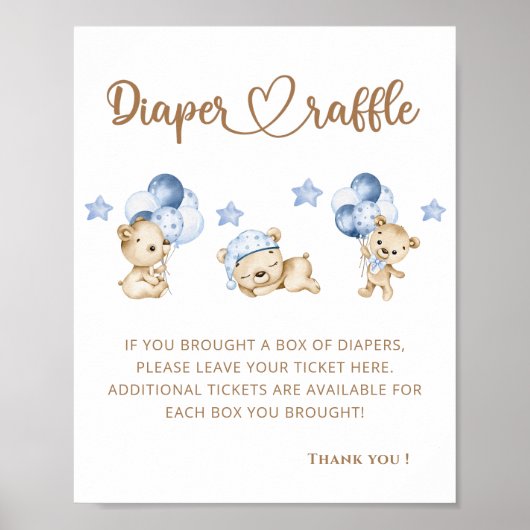 私たちはおむつラッフルを心底待ちできる ポスター (正面)