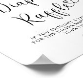 私たちはおむつラッフルを心底待ちできる ポスター (角)