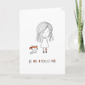 私たちはかわいい女おもしろいの子 カード (正面)