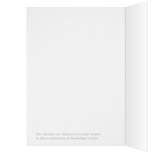 私たちはここにいる不機嫌CC0005 Alice Cheshire cat (内側 (左))