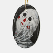 私たちはここにいる人形セラミックオーナメント セラミックオーナメント (左)