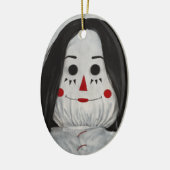 私たちはここにいる人形XIIセラミックオーナメント セラミックオーナメント (左)