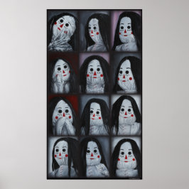 私たちはここにいる全ての人形:12個の布人形 ポスター