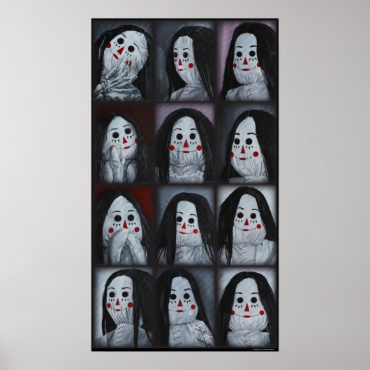 私たちはここにいる全ての人形:12個の布人形 ポスター (正面)