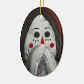 私たちはここにすべての人形IIIセラミックオーナメント セラミックオーナメント (左)