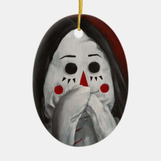 私たちはここにすべての人形IIIセラミックオーナメント セラミックオーナメント (正面)