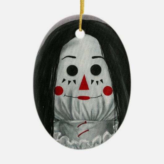 私たちはここにすべての人形VIセラミックオーナメント セラミックオーナメント (正面)