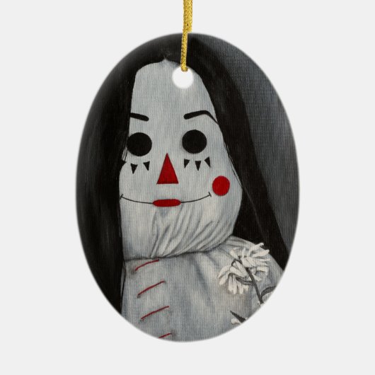 私たちはここにすべての人形VIIIセラミックオーナメント セラミックオーナメント (正面)