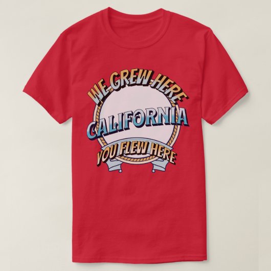 私たちはここに育った、あなたが飛んだ Tシャツ (デザイン正面)