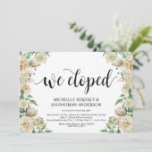 私たちはこっそり結婚しました,  こっそり結婚式の招待状 招待状 (スタンド正面)