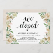 私たちはこっそり結婚しました, こっそり結婚式の招待状 招待状 (正面/裏面)