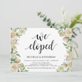 私たちはこっそり結婚しました, 結婚式の挙式後のパーティーの招待状 招待状 (スタンド正面)