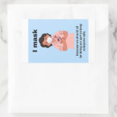 私たちはすべての紙シールのセットが必要なのでマスク 長方形シール (バッグ)