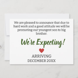 私たちはそれを懸命工事で発表する 案内状