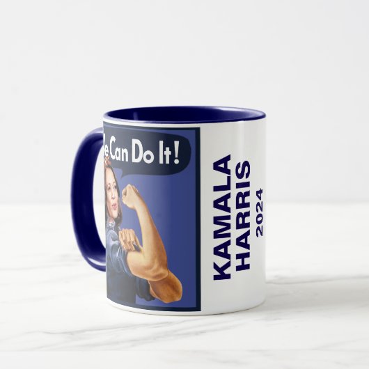 私たちはそれを行うことができる – Kamala 2024 MUG マグカップ (正面左)