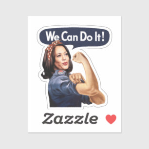 私たちはそれを行うことができる – Kamala & Walz 2024ステッカー シール