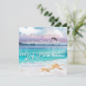 私たちはそれを行った – 美しい熱帯海日の出 招待状 (スタンド正面)