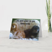 私たちはただ言いたいだけのハッピーバースデー カード (正面)