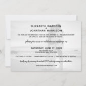 私たちはついにMr. & Mrs.になりました 結婚式場での写真 招待状 (裏面)