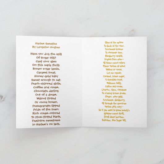 私たちはとても美しい! カード (内部)