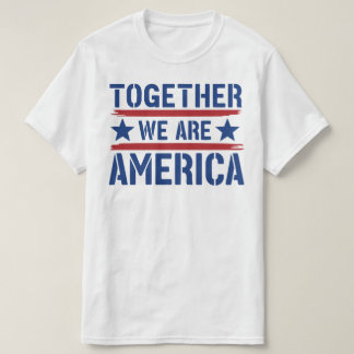 私たちはひとつアメリカ Tシャツ