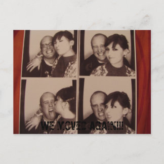 私たちはまた引っ越した!!! 案内ポストカード