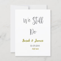 私たちはまだ結婚記念日のシンプルな灰色ゴールドを続けています