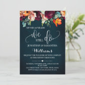 私たちはまだ結婚記念日のワインブルーフラワーズを続けています 招待状 (スタンド正面)