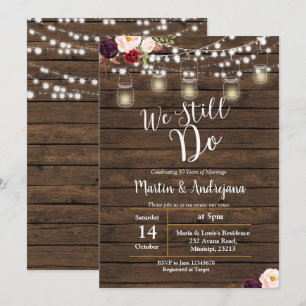 私たちはまだ結婚記念日の招待状を作成します 招待状