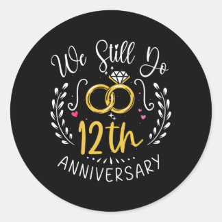 私たちはまだ12年12周年結婚を迎える ラウンドシール