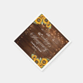 私たちはまだ60周年結婚のストリングライトを行う スタンダードカクテルナプキン (角)