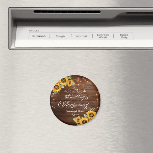 私たちはまだ60周年結婚のストリングライトを行う マグネット (インサイチュ (食洗機))