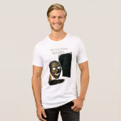 私たちはみな仮面を着けている - 幽霊の反射アート トライブレンドＴシャツ (正面全面)