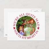 私たちはみんなかなりおかしい、あなたもきっとうまくやっていける! ポストカード (正面/裏面)