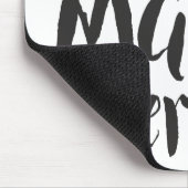 私たちはみんなここではおかしい - 黒 マウスパッド (コーナー)