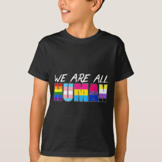 私たちはみんな人間 LGBT Tシャツ