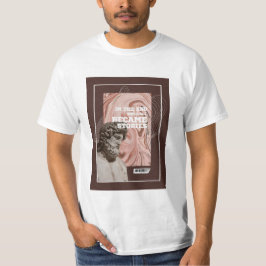 私たちはみんな物語になる タイポグラフィTシャツ Tシャツ